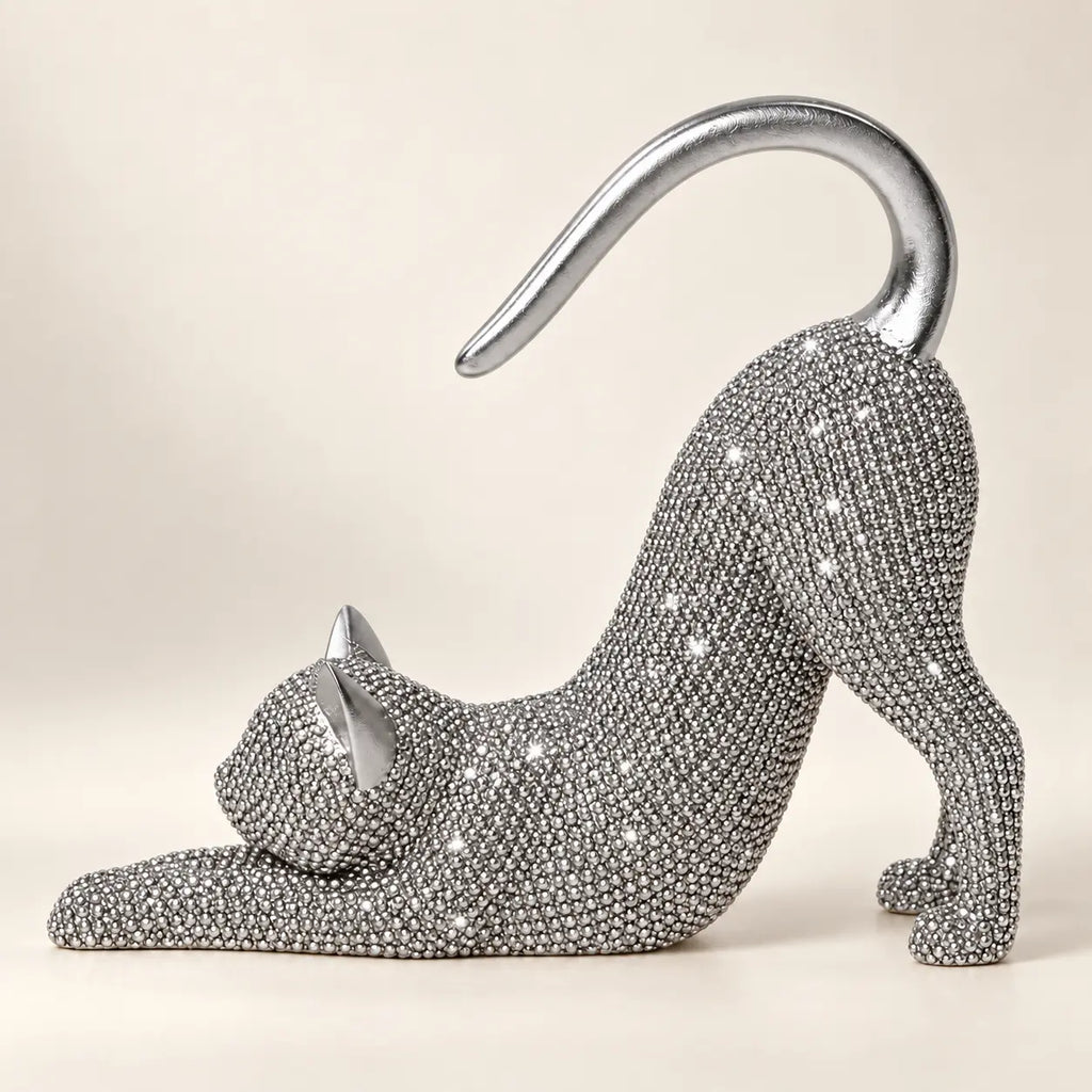 Sparkling Cat Figurine