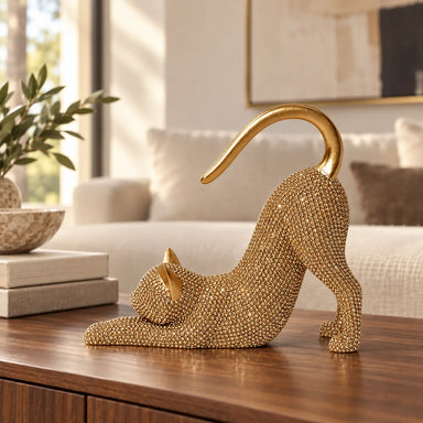 Sparkling Cat Figurine