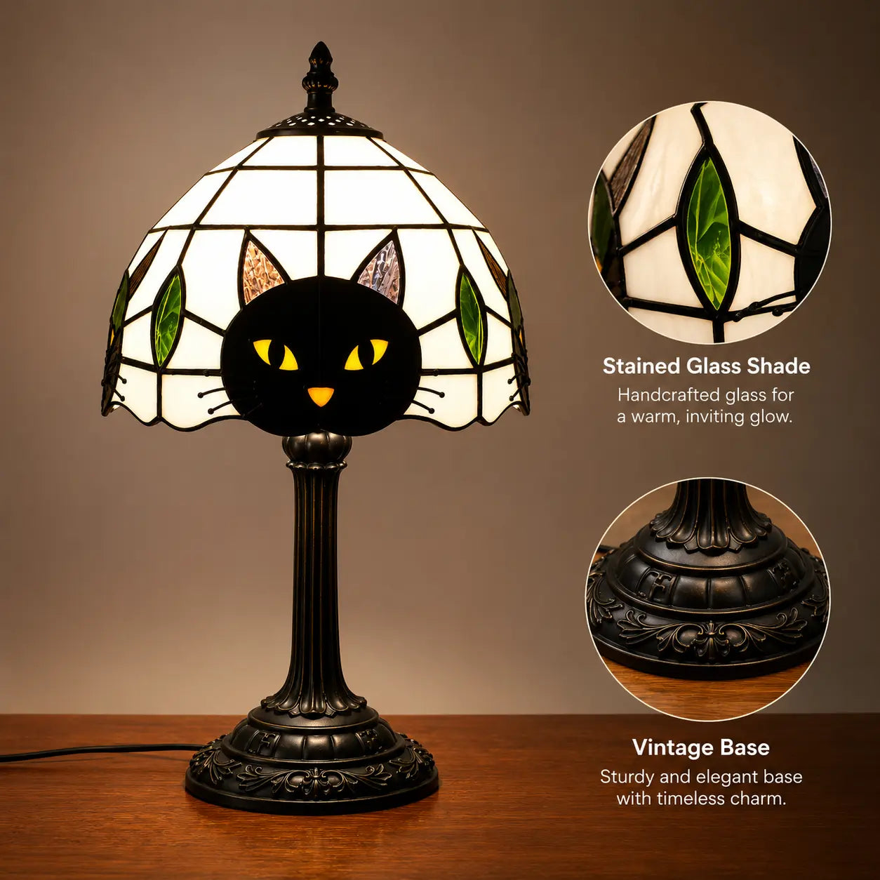 Monari™ Vintage Cat Lamp