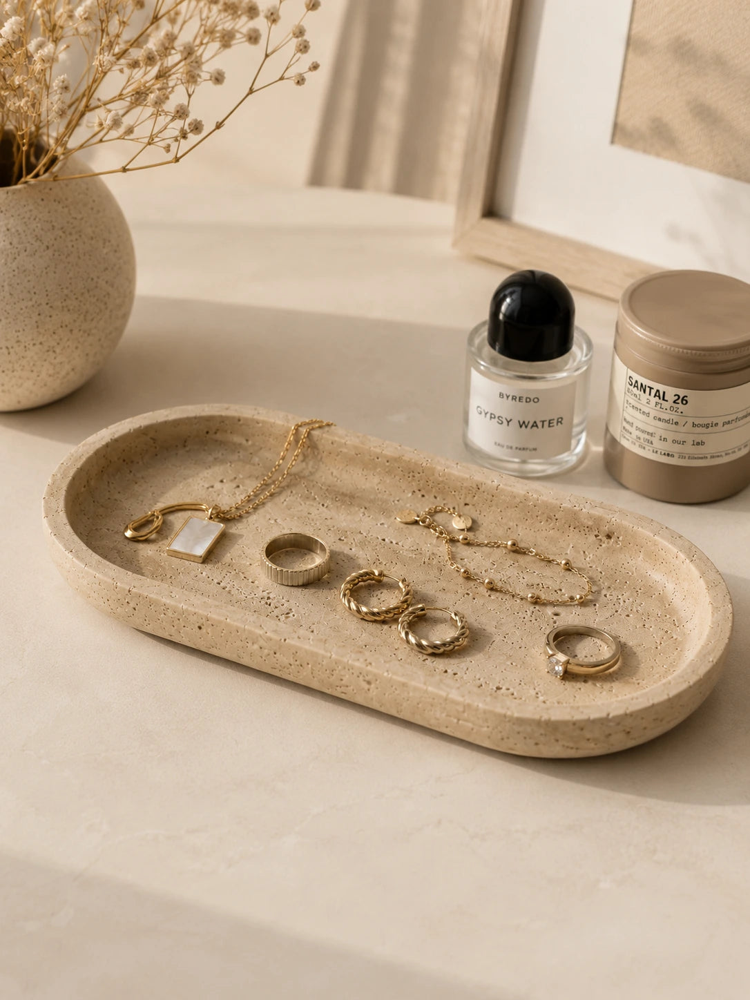 Monari Aura™ Travertine Tray