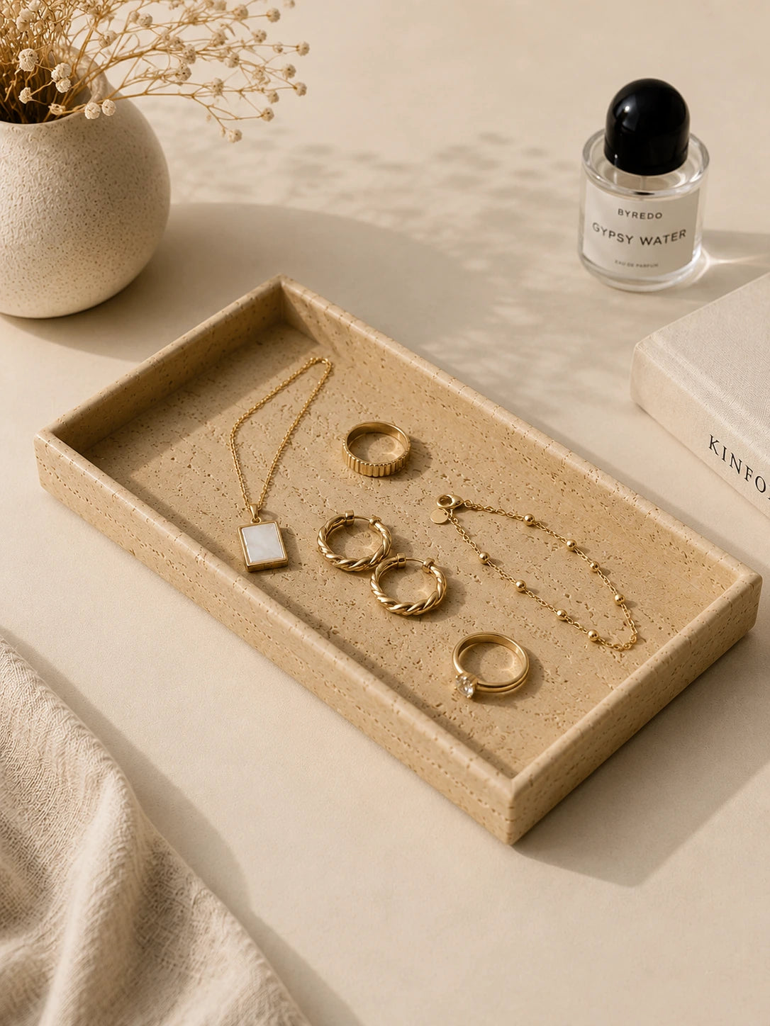 Monari Aura™ Travertine Tray