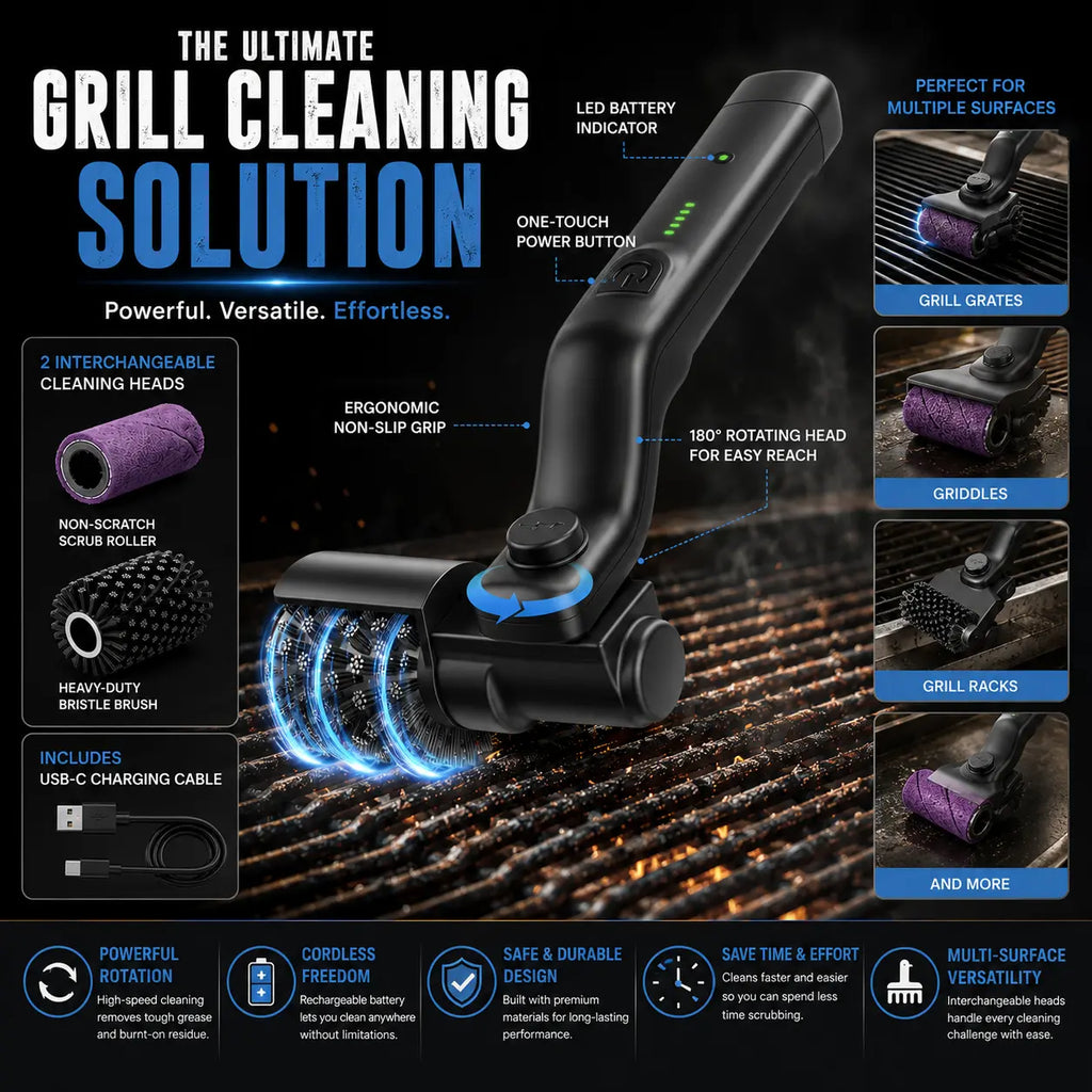 Electric BBQ Grill Brush