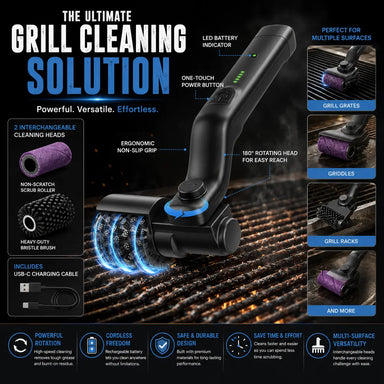 Electric BBQ Grill Brush